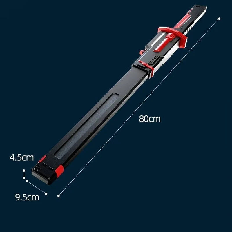 Colorful Streamer Glowing Sword Toys with Spark & Smoke Effect Light Sword Kids Adult Toys Holiday Props Sword Decompression Toy